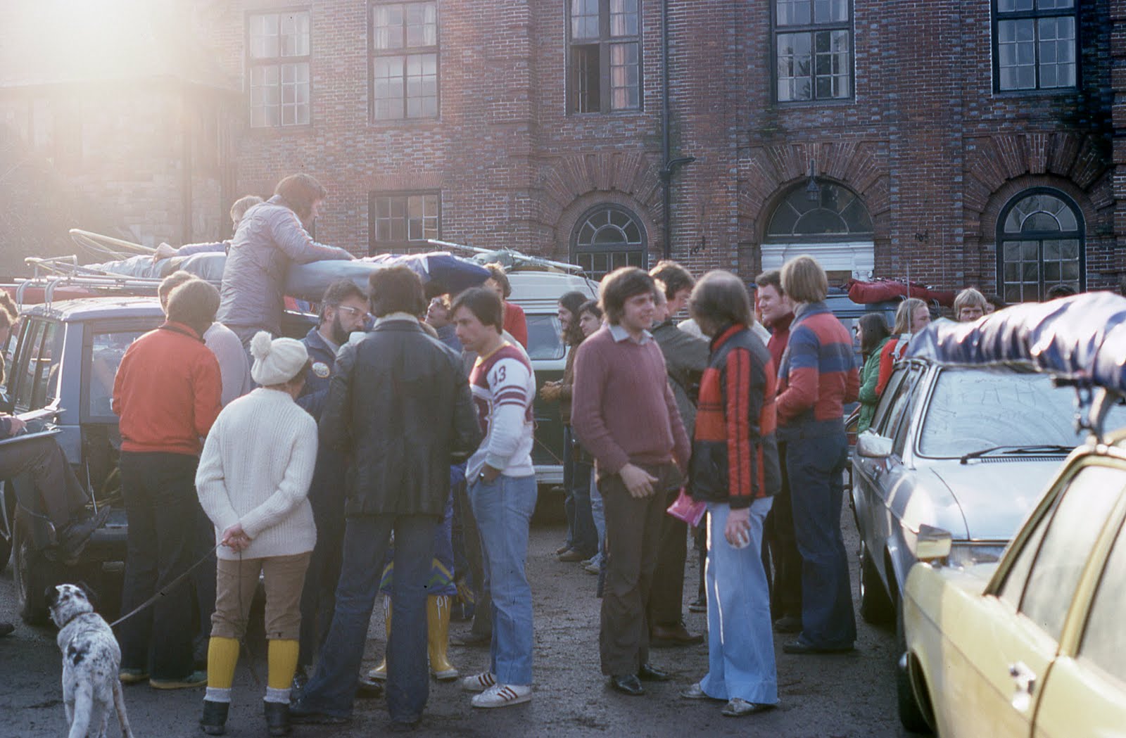 First morning of first League meet, Abergavenny, Feb 1977